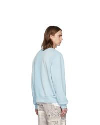 Мужской голубой свитшот от Amiri