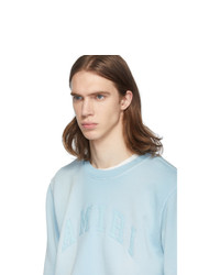 Мужской голубой свитшот от Amiri