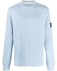 Мужской голубой свитшот от Calvin Klein Jeans