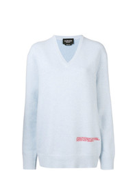 Голубой свободный свитер от Calvin Klein 205W39nyc