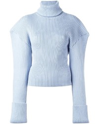 Голубой свободный свитер от Jacquemus