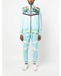 Мужской голубой спортивный костюм от Philipp Plein
