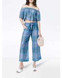 Голубой укороченный топ от A Peace Treaty