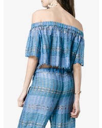 Голубой укороченный топ от A Peace Treaty