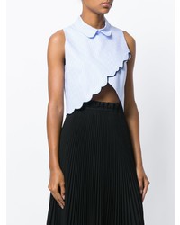 Голубой укороченный топ от Vivetta