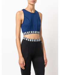 Голубой укороченный топ от Versus