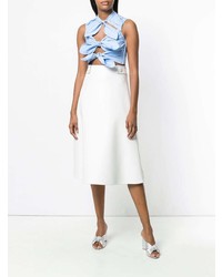 Голубой укороченный топ от Vivetta