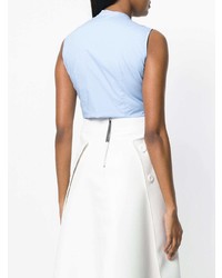 Голубой укороченный топ от Vivetta