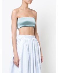 Голубой укороченный топ от Eric Schlosberg