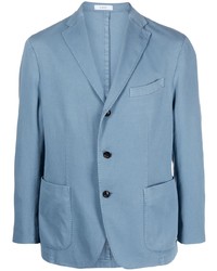 Мужской голубой хлопковый пиджак от Boglioli
