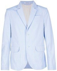 Мужской голубой хлопковый пиджак от Carven