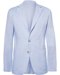 Мужской голубой хлопковый пиджак от Façonnable