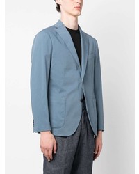 Мужской голубой хлопковый пиджак от Boglioli