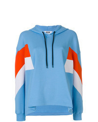 Голубой худи в горизонтальную полоску