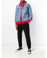 Мужской голубой худи от Levi's