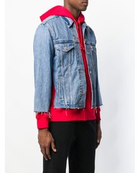 Мужской голубой худи от Levi's