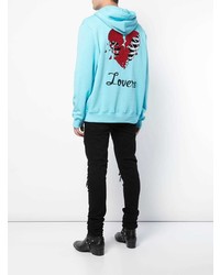 Мужской голубой худи от Amiri