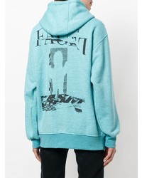 Женский голубой худи от Facetasm