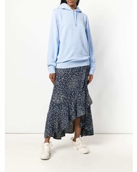 Женский голубой худи от Ganni