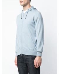 Мужской голубой худи от Brunello Cucinelli
