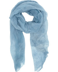 Голубой шарф