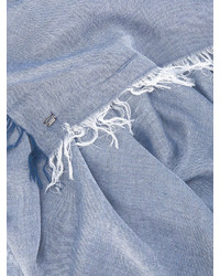 Мужской голубой шарф от Dondup