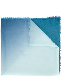 Женский голубой шарф от Paul Smith