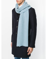 Мужской голубой шарф от Faliero Sarti