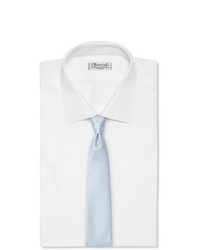 Мужской голубой шелковый галстук от Charvet