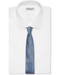 Мужской голубой шелковый галстук от Brioni