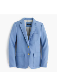 Голубой шерстяной пиджак