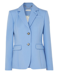 Женский голубой шерстяной пиджак от Altuzarra