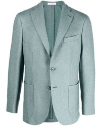 Мужской голубой шерстяной пиджак от Boglioli