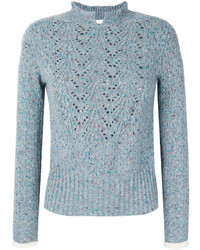 Женский голубой шерстяной свитер от See by Chloe