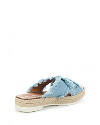 Женские голубые босоножки от Malien