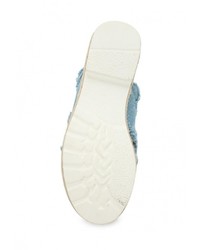 Женские голубые босоножки от Malien