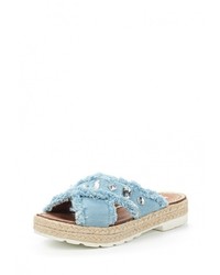 Женские голубые босоножки от Malien