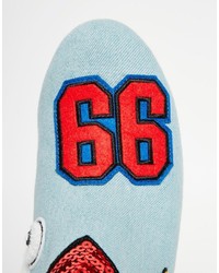 Голубые ботильоны от Asos