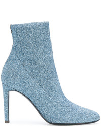 Женские голубые ботинки от Giuseppe Zanotti Design