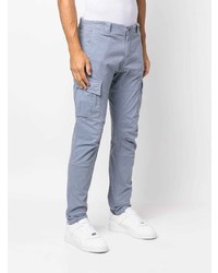 Голубые брюки карго от C.P. Company