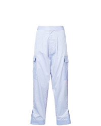 Женские голубые брюки карго от Tome