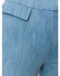 Голубые брюки-клеш от John Galliano Vintage