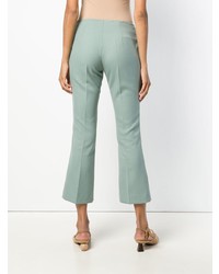 Голубые брюки-клеш от Erika Cavallini
