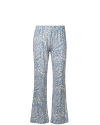 Голубые брюки-клеш от Le Tricot Perugia
