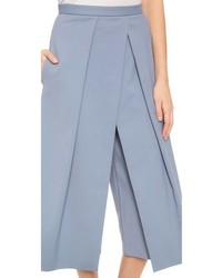 Голубые брюки-кюлоты от Tibi
