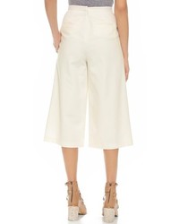 Голубые брюки-кюлоты от Tibi