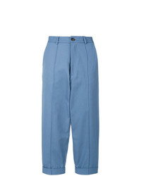 Голубые брюки-кюлоты от Societe Anonyme