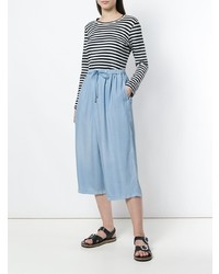 Голубые брюки-кюлоты от Unconditional