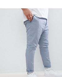 Голубые брюки чинос от ASOS DESIGN