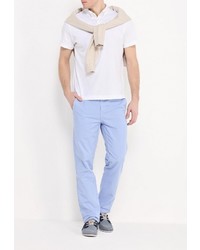 Голубые брюки чинос от Baon